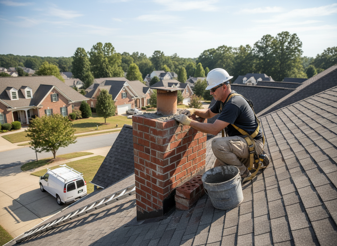 Chimney repair work by GraftGlide in Mint Hill, NC