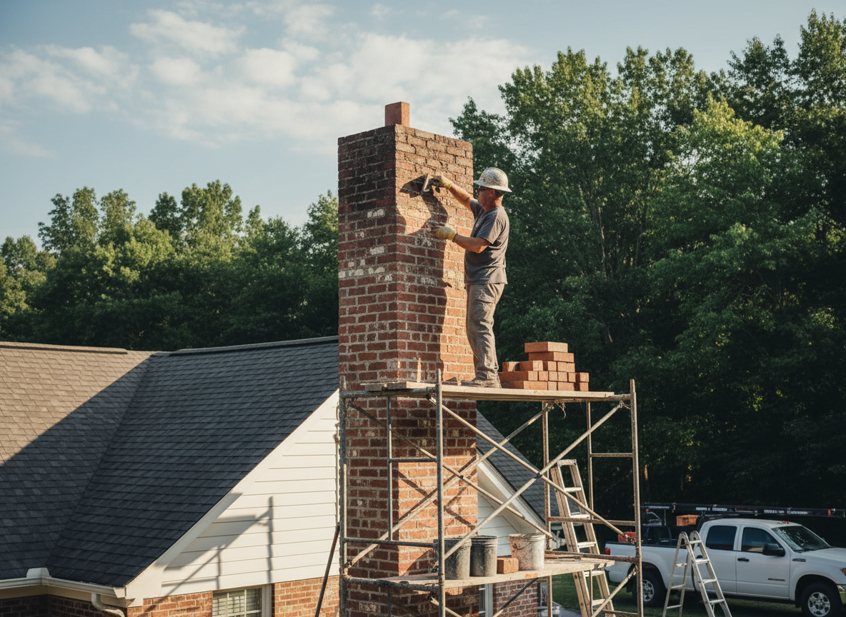 Chimney repair in Bainbridge